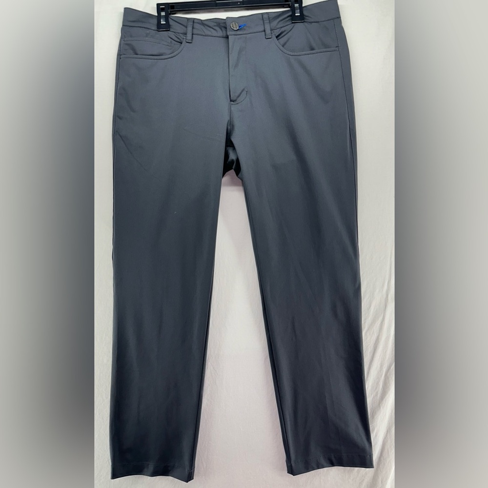 Twillory Performance Tailored For The Hustle Pants Mens 34x30 Gray Golf Fabric